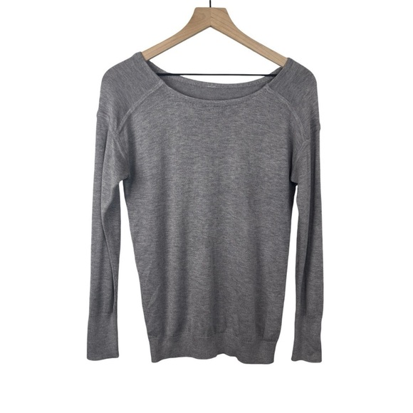 Lululemon Full Extension Sweater Heathered Dark Chrome - Picture 1 of 4